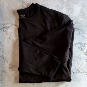 Men's Black thermal top Small S